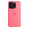 Apple iPhone 15 Pro Silicone Case with MagSafe - Pink (MWNJ3) - зображення 2