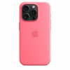 Apple iPhone 15 Pro Silicone Case with MagSafe - Pink (MWNJ3) - зображення 4