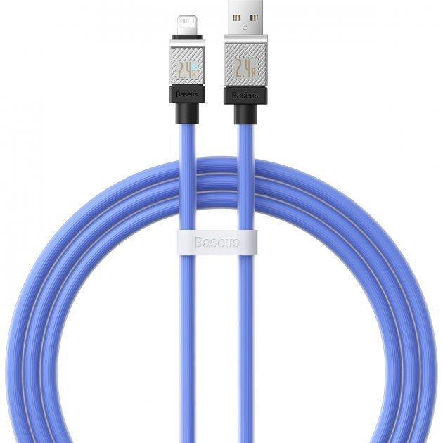Baseus CoolPlay Series USB - Lightning 2.4A 1m blue (AKW000403) - зображення 1