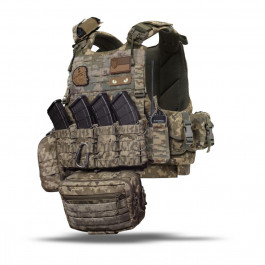 UkrArmor Vest Full (based on IBV) L\XL без балістичного захисту. Піксель(мм-14)
