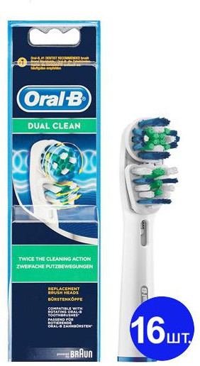 Oral-B EB417 Dual Clean 16 шт - зображення 1