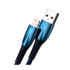 Baseus Glimmer Series USB - Lightning Cable 12W 2.4A 1m Blue (CADH000203) - зображення 2