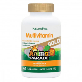 Nature's Plus Мультивітаміни  Animal Parade Gold для дітей Апельсин 120 жев. таб. (NTP29936)