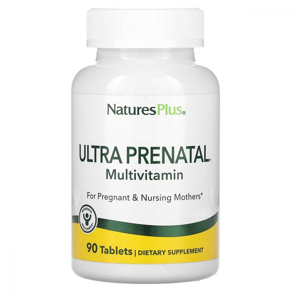 Nature's Plus Мультивітаміни  Ultra Prenatal Multivitamin 90 таблеток (NTP3084) - зображення 1