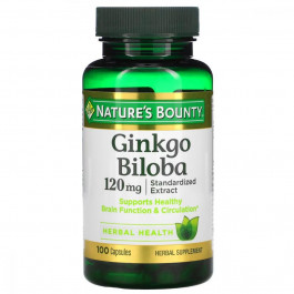 Nature's Bounty Гінкго Билоба  120 мг 100 капсул (NRT04544)