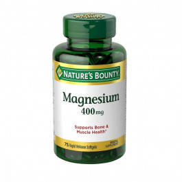 Nature's Bounty Магній  400 мг 75 гелевих капсул (NRT59408)
