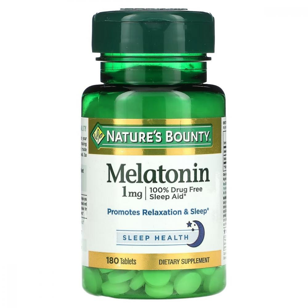 Nature's Bounty Мелатонін  1 мг 180 таблеток (NRT02832) - зображення 1