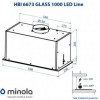 Minola HBI 6673 BL GLASS 1000 LED Line - зображення 2