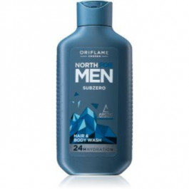   Oriflame North for Men Subzero шампунь та гель для душу 2 в 1 для чоловіків 250 мл