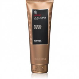 Collistar Uomo Acqua Wood Shower Shampoo Відновлюючий засіб для волосся та тіла для чоловіків 250 мл