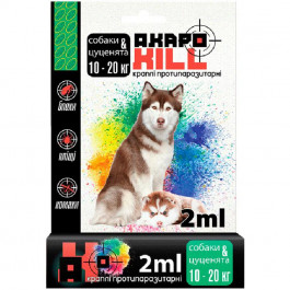 ЗооХелс Краплі  АкароKILL протипаразитарні для собак 10-20 кг 2 мл (4820032503630)
