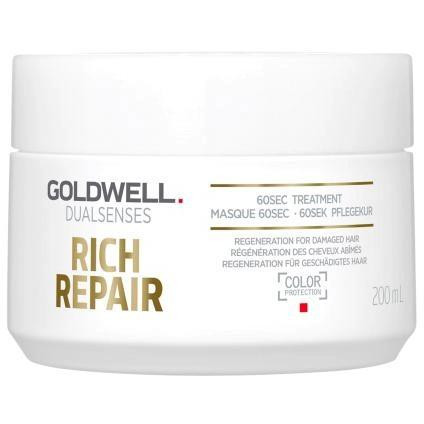 Goldwell Маска  Dualsenses Rich Repair 60 секунд для відновлення сухого та пошкодженого волосся 200 мл (40216 - зображення 1