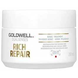 Goldwell Маска  Dualsenses Rich Repair 60 секунд для відновлення сухого та пошкодженого волосся 200 мл (40216