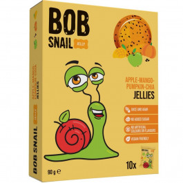 Bob Snail Фруктово-овочевий мармелад  Яблуко-Манго-Гарбуз-Чіа 90 г (10 шт. х 9 г) (4820219346678)