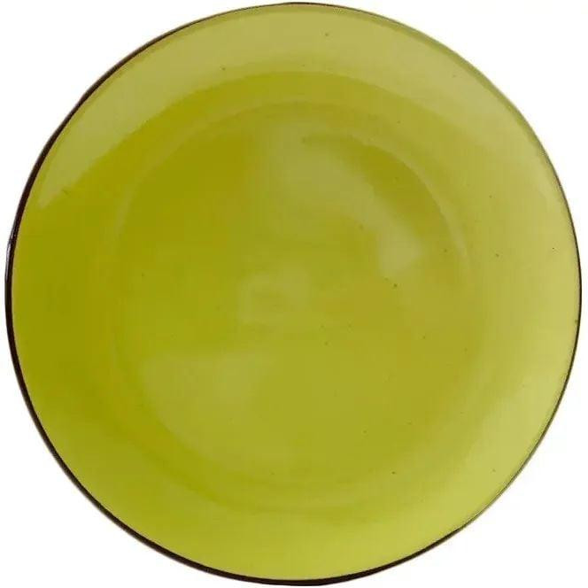 Limited Edition Тарілка  TERRA 20 см/десерт. /зелений. (YF6037-2) - зображення 1