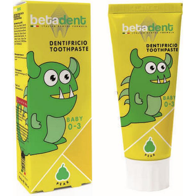 Betadent Зубна паста Betadent Baby Pear 0-3 75 мл (803009300261) - зображення 1