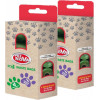 Pet Nova Биоразлагаемые пакеты для уборки за животными  с ароматом лаванды 8 рулонов 160 пакетов (WBAGS-4ECO- - зображення 1