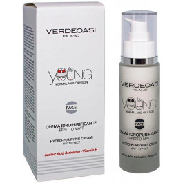 Verdeoasi Крем  Young Очищающий и увлажняющий с матовым эффектом 50 мл (VO853) (8024908008533)
