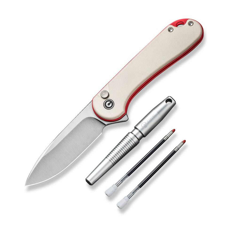 Civivi StellarQuill Pen & Button Lock Elementum II Knife Combo Gift Pack (C23049) - зображення 1