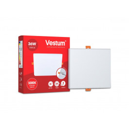 Vestum Квадратный светодиодный врезной светильник "без рамки"  36W 4100K 1-VS-5609