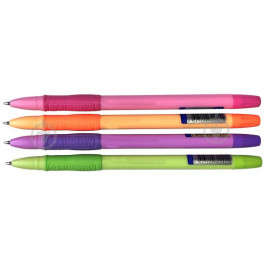 CLASS Ручка шариковая  Ergo School 0,5 мм синяя 4 цвета корпуса 346C