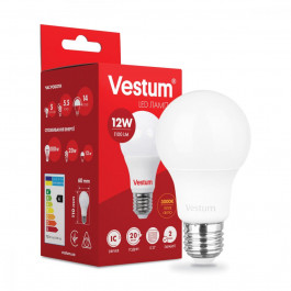 Vestum LED A60 12W 3000K 220V E27 (1-VS-1104)