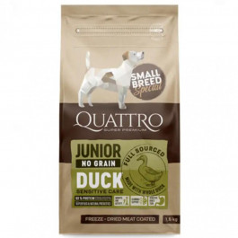 Quattro Junior Duck Small Breed 7 кг (4770107253888)
