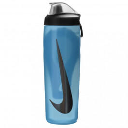 Nike Refuel Bottle Locking Lid 24 OZ 709 мл Blue/Black (N.100.7668.420.24)