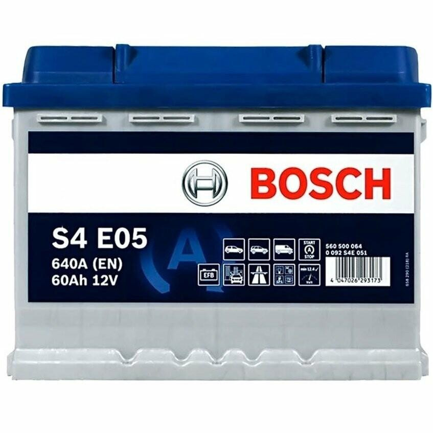 Bosch 6СТ-60 S4 Silver (S4E 050) - зображення 1
