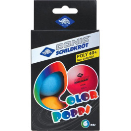 DONIC Мячи для пинпонга  Color popps 6шт