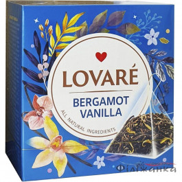 Lovare Чай черный Bergamot Vanilla, 15 шт. (4820198876418)