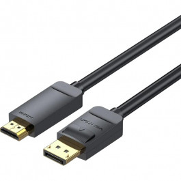 Vention DisplayPort to HDMI v1.2 3m Black (HAGBI)