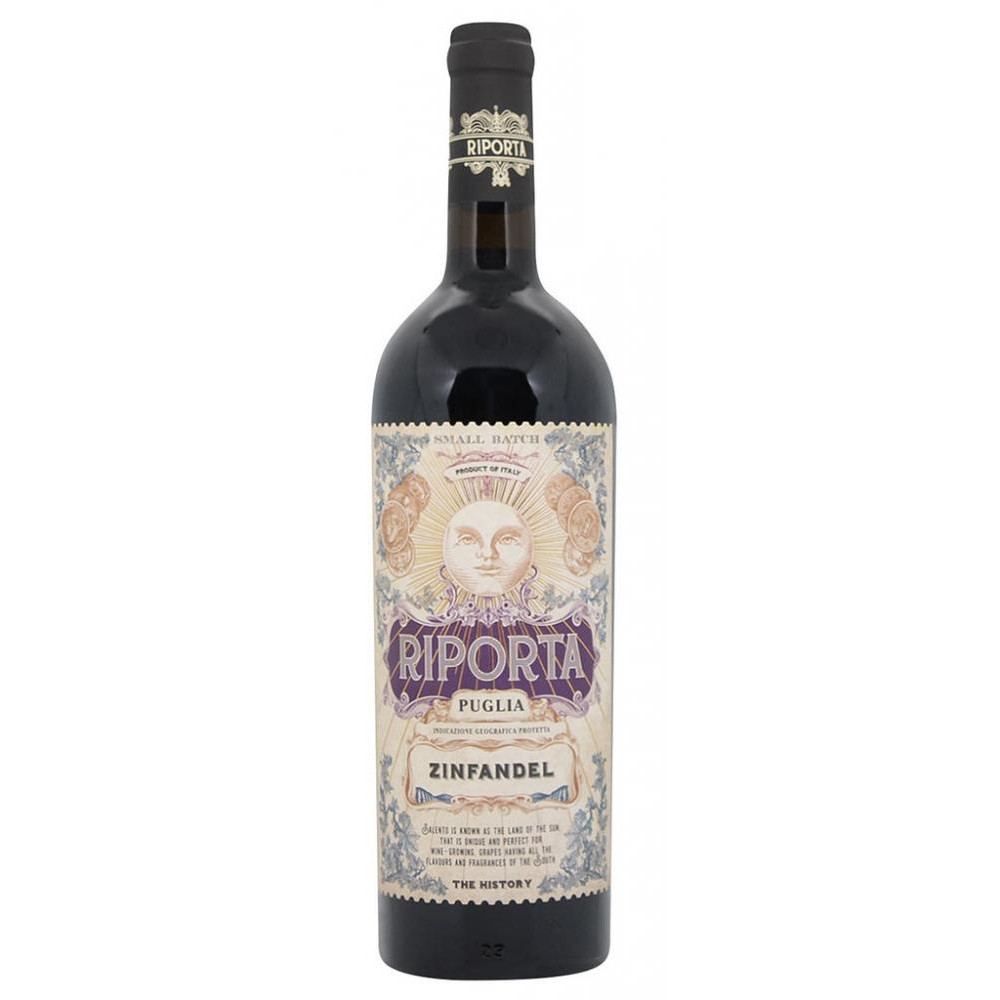 Farnese Вино  Riporta Zinfandel 0,75 л сухе тихе червоне (8019873925015) - зображення 1