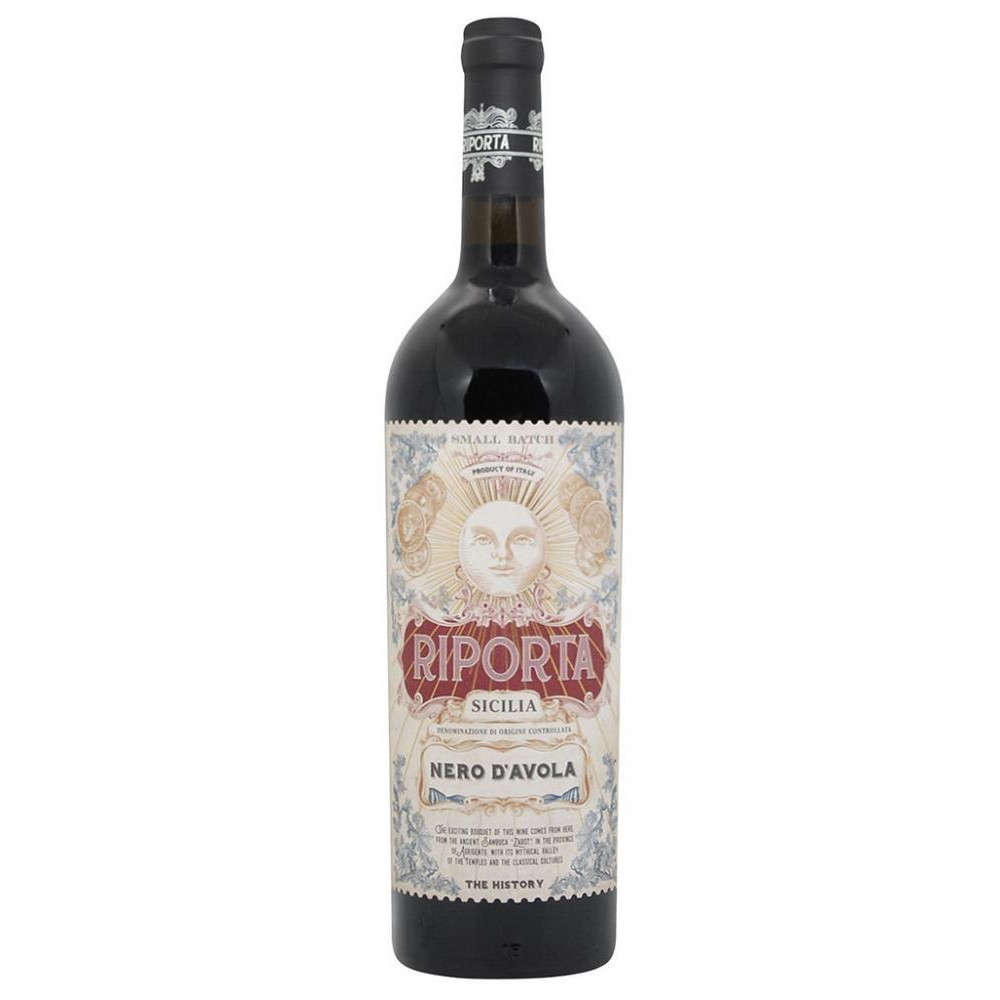 Farnese Вино  Riporta Nero D’Avola 0,75 л сухе тихе червоне (8033237520432) - зображення 1