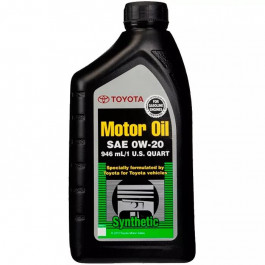 Toyota Motor Oil 0W-20 Synthetic 00279-0WQTE