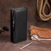 ST Leather Вертикальний гаманець шкіряний жіночий  19274 чорний - зображення 10