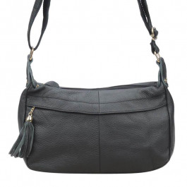 Borsa Leather Женская кожаная сумка  1t300-black