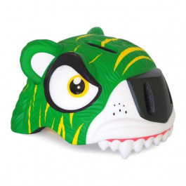 Crazy Safety Bicycle helmet / Green Tiger