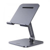 UGREEN LP134 Foldable Metal Tablet Stand Gray (40393) - зображення 1