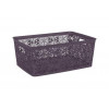 кошики, контейнери для білизни, речей Violet House Кошик  0504 Plum №4 (8690065488749)