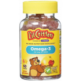 L'il Critters Жирні кислоти  Omega-3 (Raspberry-Lemondade Flavors)