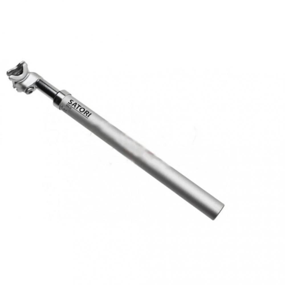 Satori Підсідельна труба  Solo 27.2 мм з амортизатором, Сріблястий - зображення 1