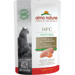 Almo Nature HFC Cat Natural Chicken & Shrimp 55 г (8001154124392)