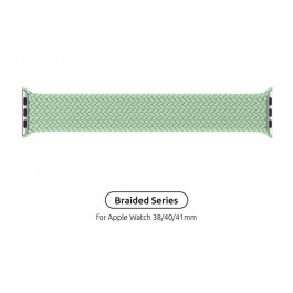ArmorStandart Ремінець  Braided Solo Loop для Apple Watch 38/40/41 mm Size 4 (132 mm) Mint (ARM64901)