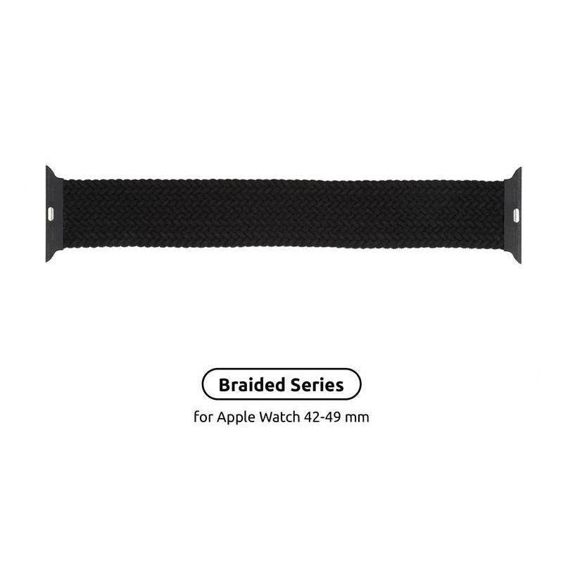 ArmorStandart Ремінець  Braided Solo Loop для Apple Watch 42mm/44mm Charcoal Size 6 (148 mm) (ARM58072) - зображення 1
