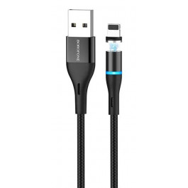 Borofone BU16 Skill Lightning USB 1.2m Black (BU16LB)