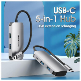 Vention Hub 5-in-1 USB 3.1 Type-C (TNBHB)