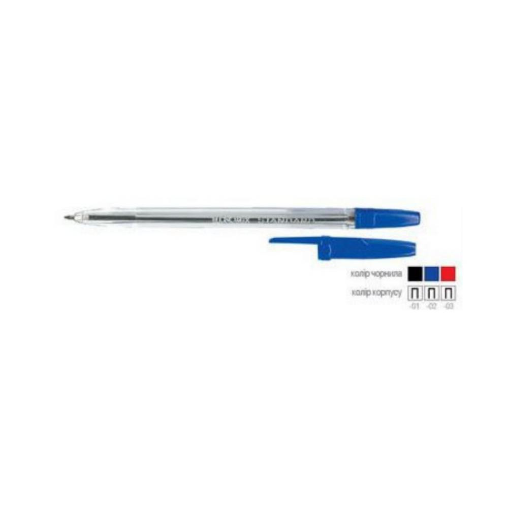 ECONOMIX Набір кулькових ручок  Standard 0.5 мм Чорний 50 шт (E10117-01) - зображення 1
