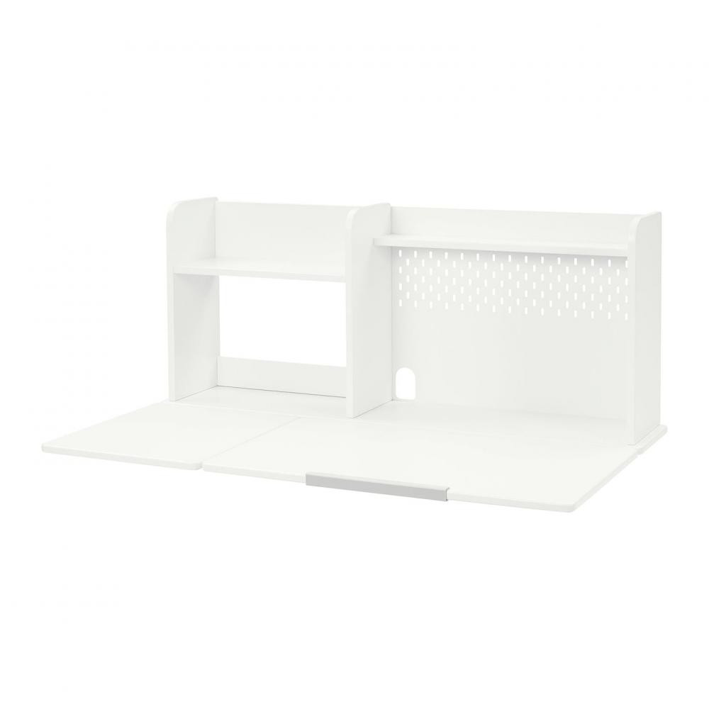 IKEA BERGLARKA Стільниця та полиця, білий, 120x70 см (105.799.67) - зображення 1