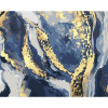 STRATEG Картина за номерами ПРЕМІУМ Gray gold and white з лаком та з рівнем розміром 40х50 см GS1448 - зображення 1